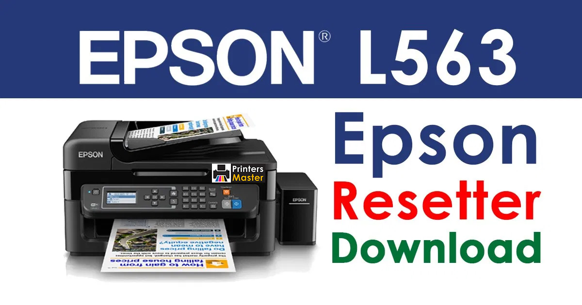 Epson L563 Resetter Adjustment Program Free Download